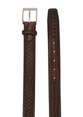 Magnanni woven-leather belt