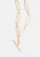 Maison Irem Chain T Bar Choker Necklace
