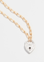 Maison Irem Vintage Heart Locket Choker Chain
