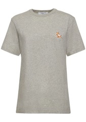 Maison Kitsuné Chillax Fox Patch Cotton T-shirt