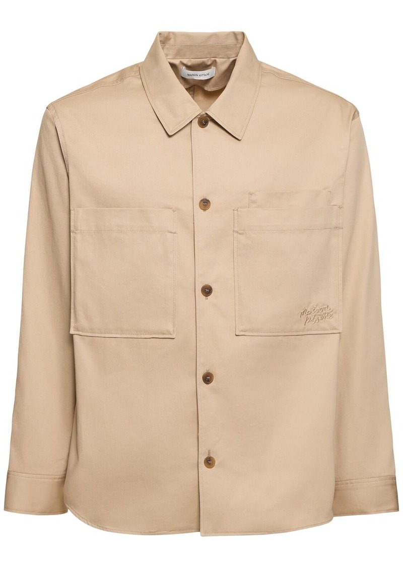Maison Kitsuné Cotton Comfort Fit Overshirt