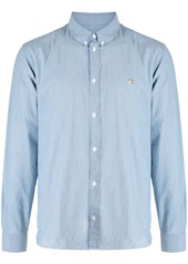 Maison Kitsuné embroidered-logo cotton shirt