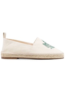 Maison Kitsuné embroidered-logo espadrilles