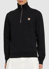 Maison Kitsuné Fox Head Patch Comfort Zip Sweatshirt