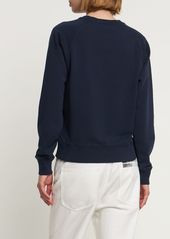 Maison Kitsuné Fox Head Patch Cotton Jersey Sweatshirt