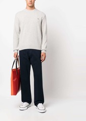 Maison Kitsuné fox-patch wool jumper