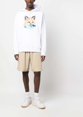 Maison Kitsuné fox-print cotton hoodie