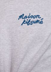Maison Kitsuné Handwriting Logo Crewneck Sweatshirt