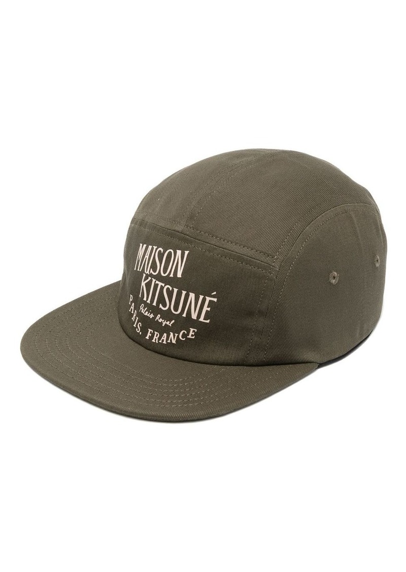 Maison Kitsuné logo-print cotton cap