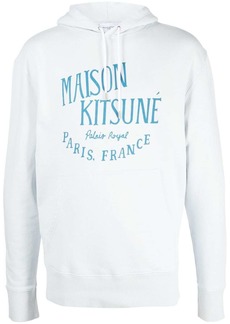 Maison Kitsuné logo-print cotton hoodie