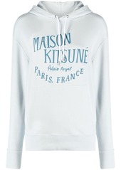 Maison Kitsuné logo-print cotton-jersey hoodie