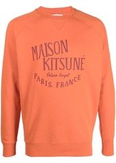 Maison Kitsuné logo-print cotton sweatshirt