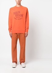 Maison Kitsuné logo-print cotton sweatshirt