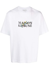 Maison Kitsuné logo-print cotton T-shirt