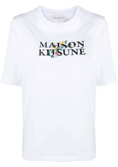 Maison Kitsuné logo-print cotton T-shirt