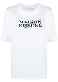 Maison Kitsuné logo-print cotton T-shirt