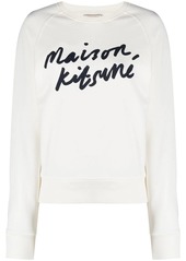 Maison Kitsuné logo print jumper