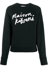 Maison Kitsuné logo print sweatshirt