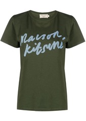 Maison Kitsuné logo print T-shirt