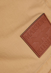 Maison Kitsuné - Logo-appliquéd quilted cotton hooded jacket - Neutral - S