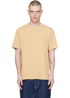 Maison Kitsuné Beige Speedy Fox T-Shirt