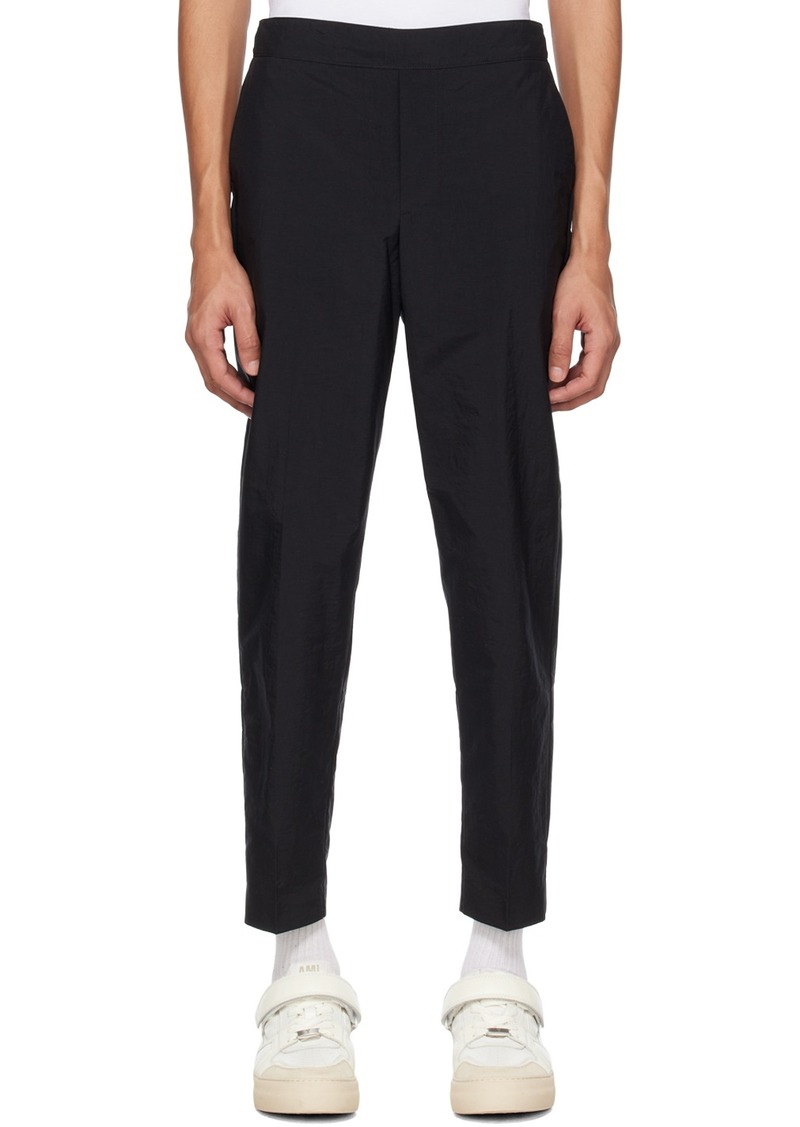 Maison Kitsuné Black City Trousers