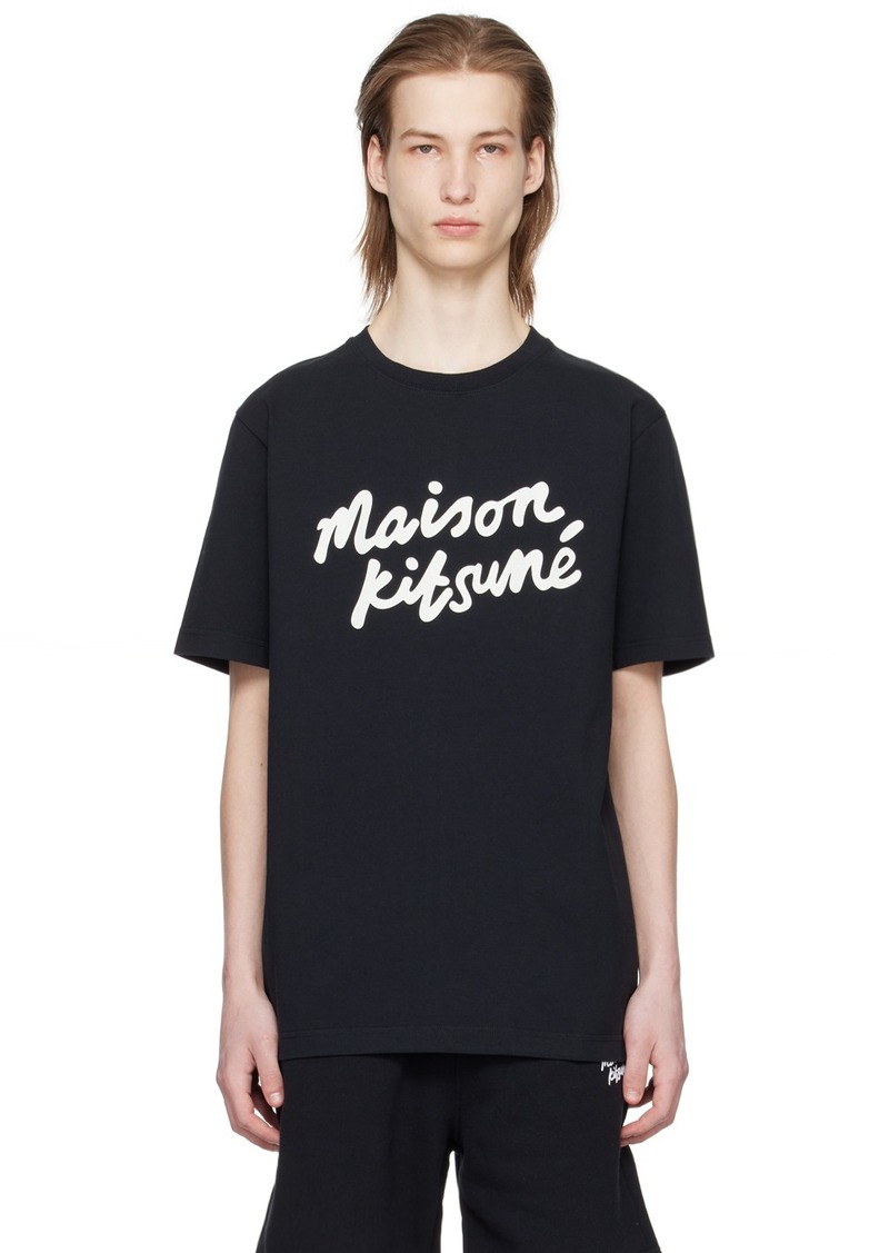 Maison Kitsuné Black Handwriting Classic T-Shirt