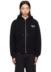 Maison Kitsuné Black Handwriting Hoodie