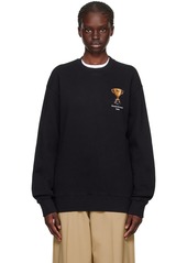 Maison Kitsuné Black Patch Sweatshirt