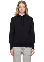 Maison Kitsuné Black Tricolor Fox Hoodie