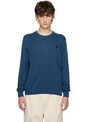 Maison Kitsuné Blue Bold Fox Head Sweater