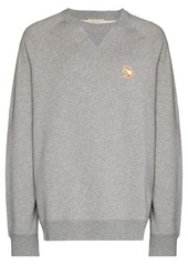 MAISON KITSUNÉ Chillax Fox logo cotton sweatshirt