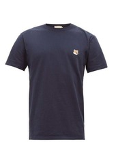 Maison Kitsuné Fox Head-patch cotton-jersey T-shirt