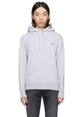 Maison Kitsuné Gray Fox Head Hoodie