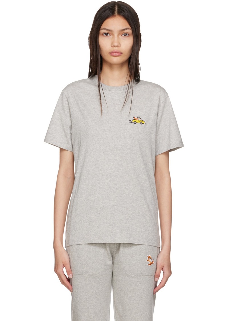 Maison Kitsuné Gray Olympia Le-Tan Taxi T-Shirt