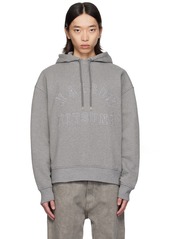 Maison Kitsuné Gray Varsity Hoodie