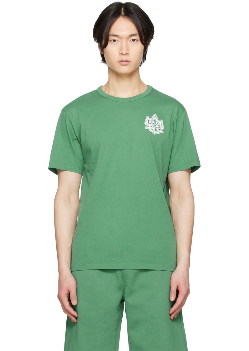 Maison Kitsuné Green Crest T-Shirt