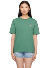 Maison Kitsuné Green Fox Head T-Shirt