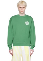 Maison Kitsuné Green Hotel Olympia Edition Crest Sweatshirt