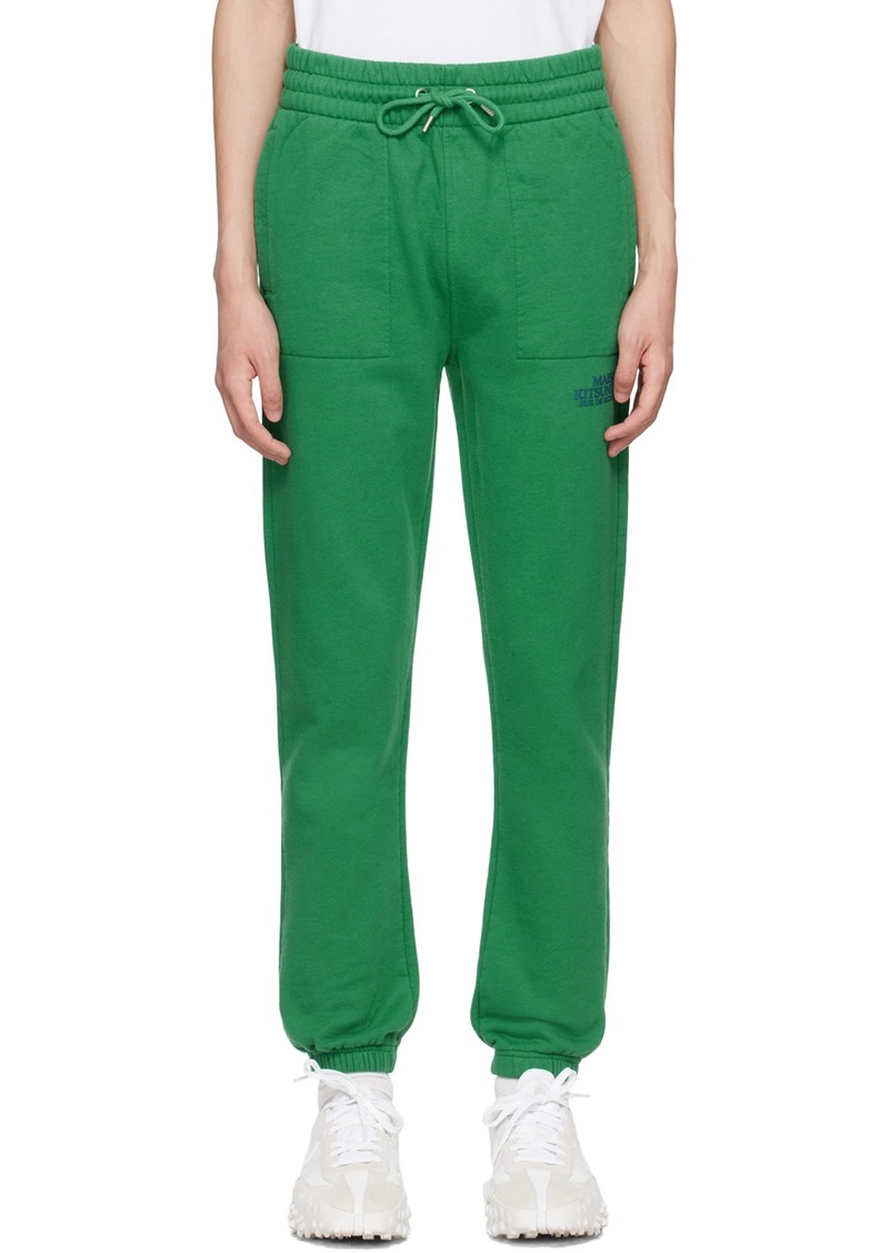 Maison Kitsuné Green Rue Richelieu Lounge Pants