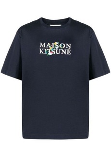 MAISON KITSUNÉ MAISON KISTUNE FLOWERS OVERSIZE T-SHIRT-SHIRT CLOTHING