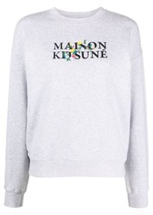 MAISON KITSUNÉ MAISON KITSUNE FLOWERS COMFORT SWEATSHIRT CLOTHING