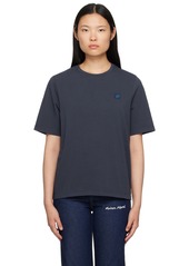 Maison Kitsuné Navy Bold Fox Head T-Shirt