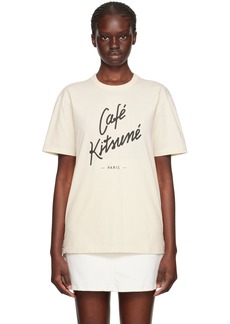 Maison Kitsuné Off-White 'Café Kitsuné' T-Shirt