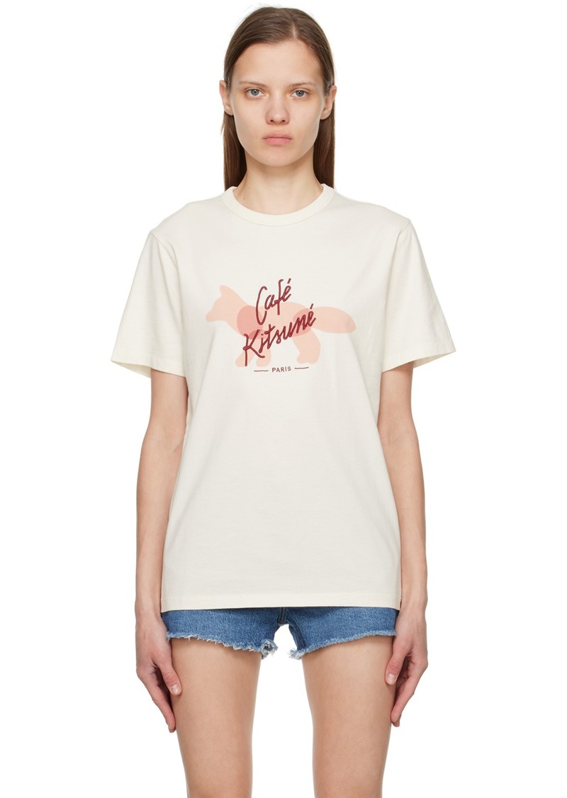 Maison Kitsuné Off-White Fox Cafe Kitsune Classic T-Shirt