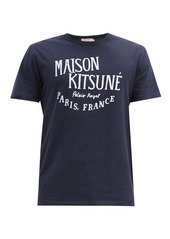 Maison Kitsuné Palais Royal-print cotton-jersey T-shirt