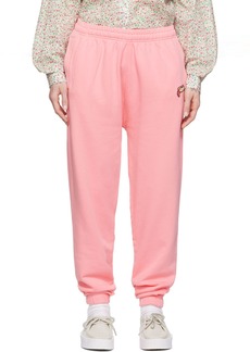 Maison Kitsuné Pink Cotton Lounge Pants