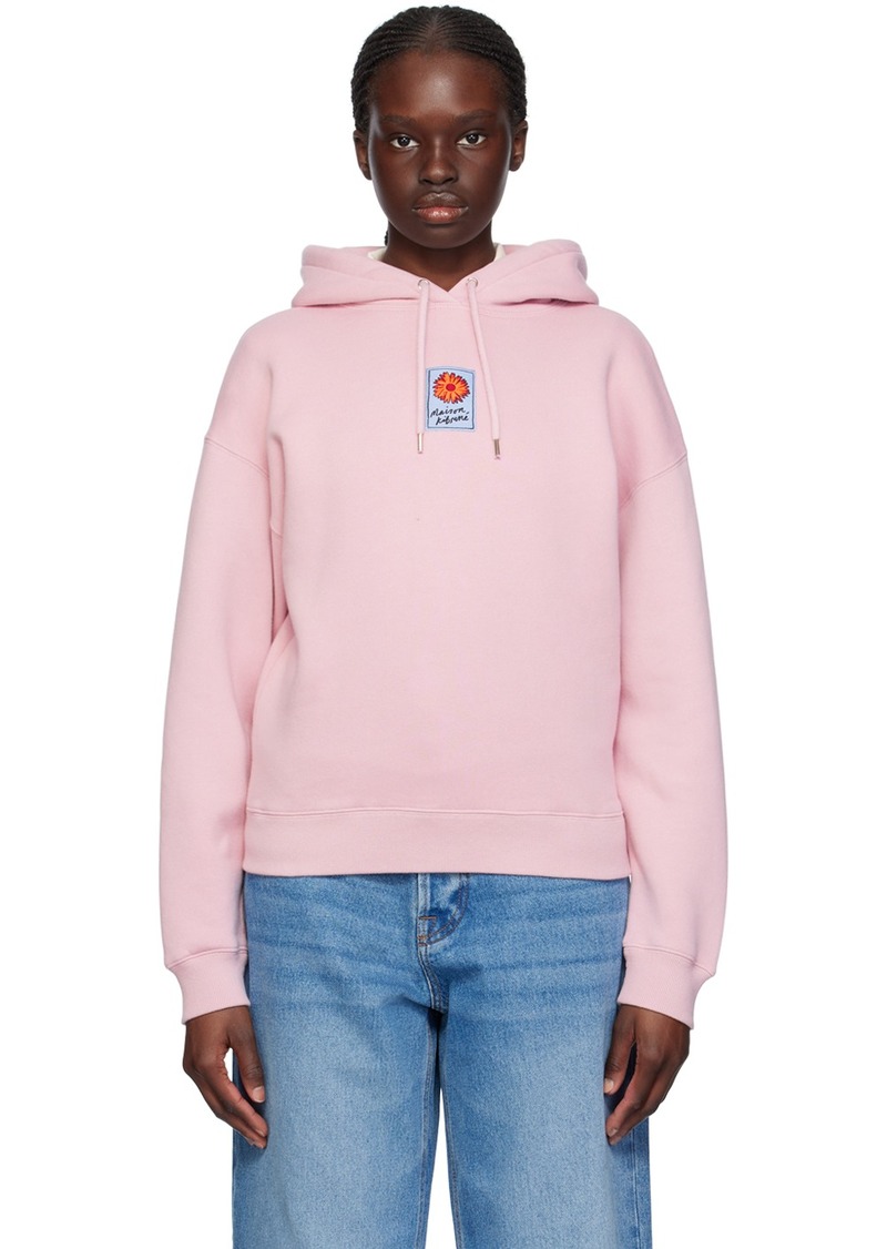 Maison Kitsuné Pink Floating Flower Hoodie