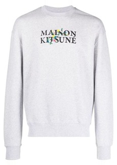 MAISON KITSUNÉ MAISON KITSUNE FLOWERS COMFORT SWEATSHIRT CLOTHING