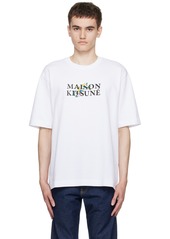Maison Kitsuné White Flowers T-Shirt
